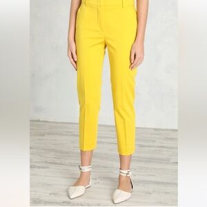 MaxMara cut-label Cotton Stain Trousers Size: Medium US4/6 Spring/Summer